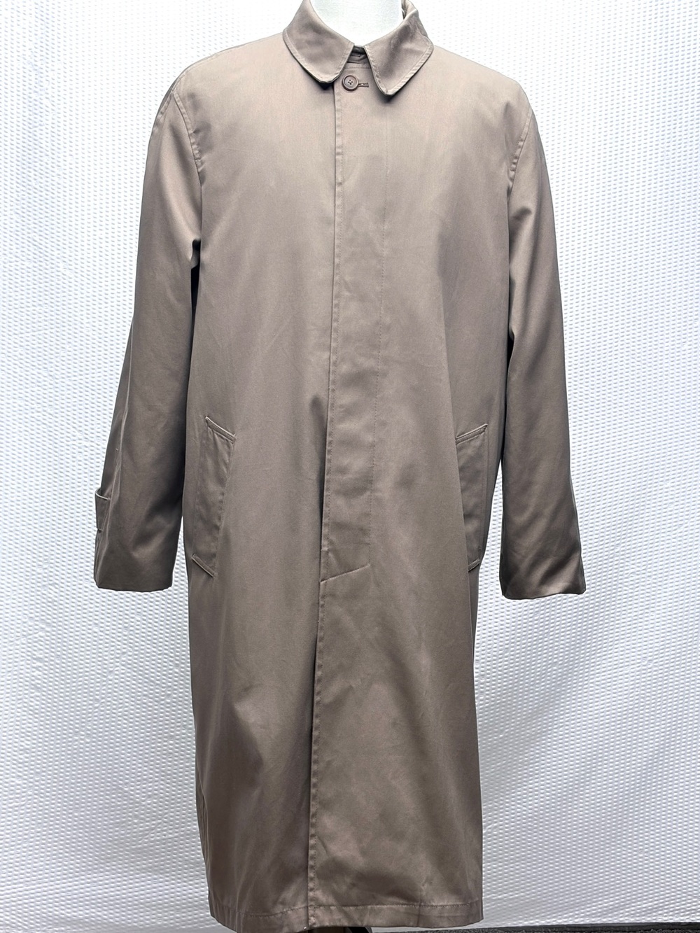 Jean Paul Germain Elements Trench Coat Mens 42R Tan All Weather Coat